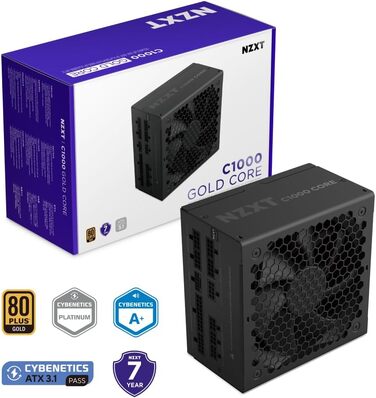 Блок живлення NZXT C850 Gold Core ATX 3.1, 850W, 80+ Gold, чорний