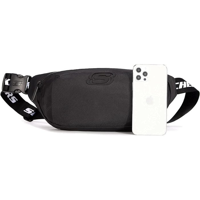 Сумка на пояс Skechers Nevada S1111-06, чорна, універсальний розмір (жіноча/чоловіча)