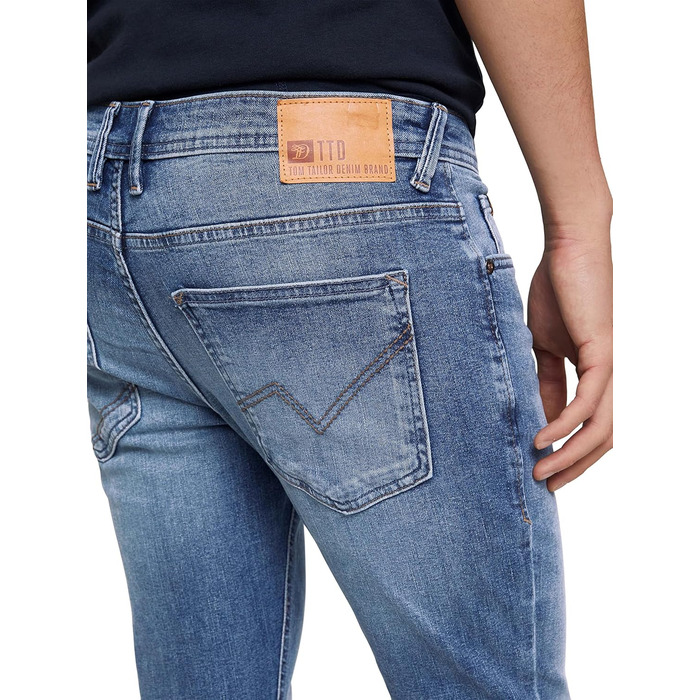 Джинси чоловічі TOM TAILOR Denim Culver Skinny, блакитний (29W/36L, 10118)