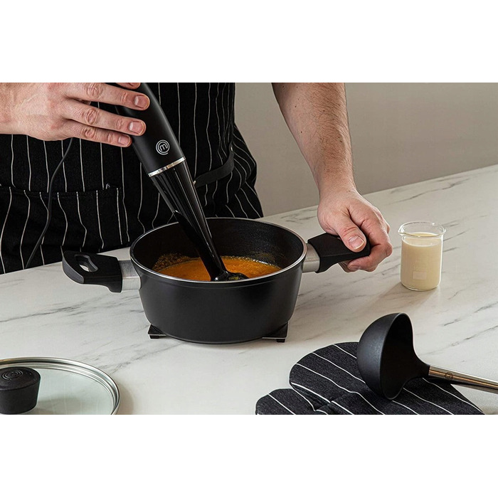 Ручний блендер MasterChef 525493, 200 Вт, чорний