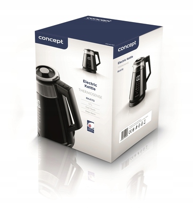 Скляний електрочайник THERMOSENSE Concept RK4170, 1,7 л