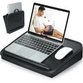 Підставка для ноутбука Lapdesk з подушкою, чорна - до 15.6 дюймів