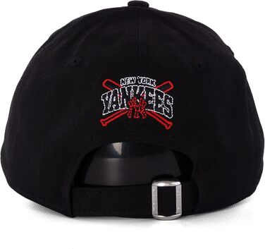 Кепка New Era New York Yankees 39thirty Flexfit чорна, універсальний розмір