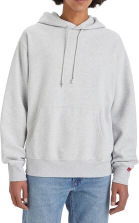 Чоловічий капюшонний світшот Levi's Authentic, сірий світло-сірий (XS)