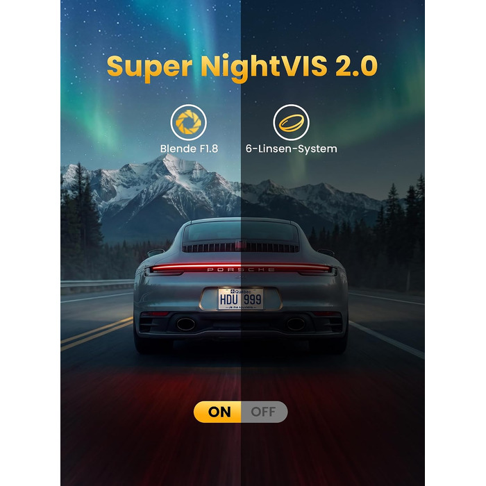 Автомобільний відеореєстратор DDPAI Z50 Pro 4K+1080P (передній та задній), 3