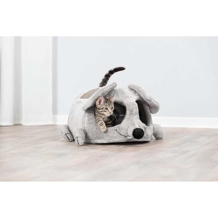 Будиночок-печера для котів Trixie Lukas 35x33x65 см, сірий