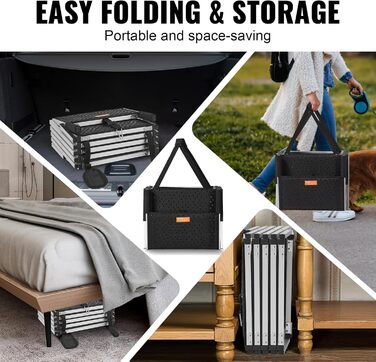 Сходинка для собак VEVOR: 5-ступенева автотреп'я для собак, легка алюмінієва конструкція, протиковзна поверхня, для авто, SUV та LKW