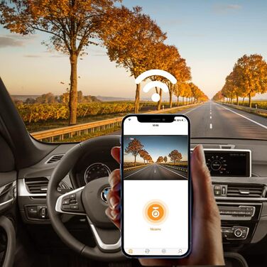 Відеореєстратор Fitcamx 4K+1080P для BMW (F Chassis), WiFi, передній та задній, 128GB карта, чорний