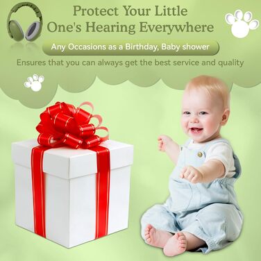 Навушники для захисту вух Mumba Baby (зелені)