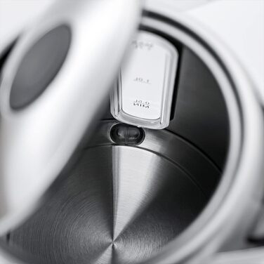 Електричний чайник First Austria Edelstahl 2200W, 1.7L, регулювання температури 60-100°C, підтримання тепла, фільтр від накипу, прихований нагрівальний елемент, LED-підсвічування