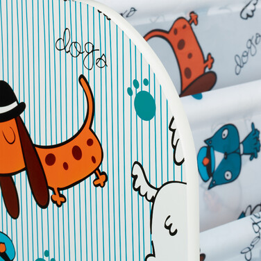 Relaxdays Children's Shelf with Dog Motif