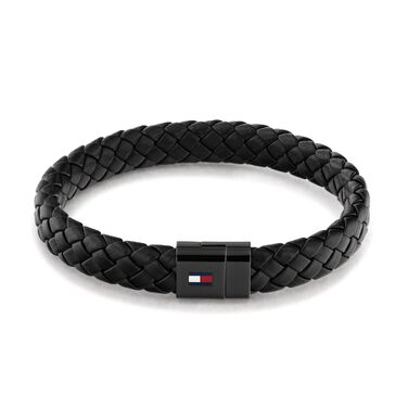 Браслет чоловічий шкіряний Tommy Hilfiger - чорний, коричневий або синій