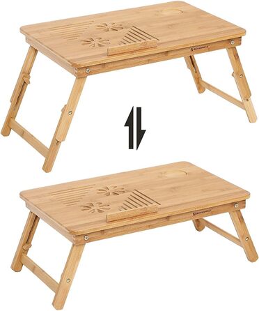 Стіл для ноутбука SONGMICS, регульована висота, 55 x 35 x 29 см, LLD002