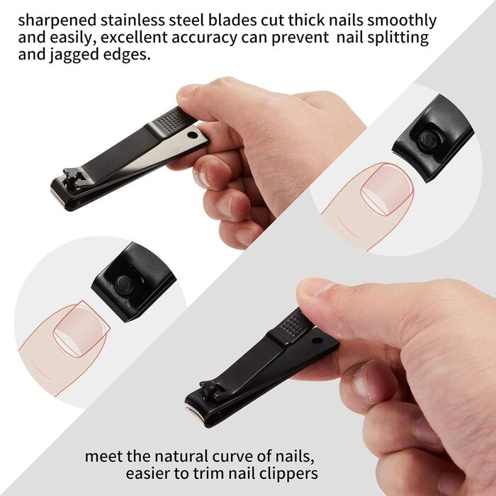 Набір для манікюру Nagelknipser Bedace: ножиці для нігтів (пальців рук та ніг) чоловічі, жіночі, дитячі - 4 шт.