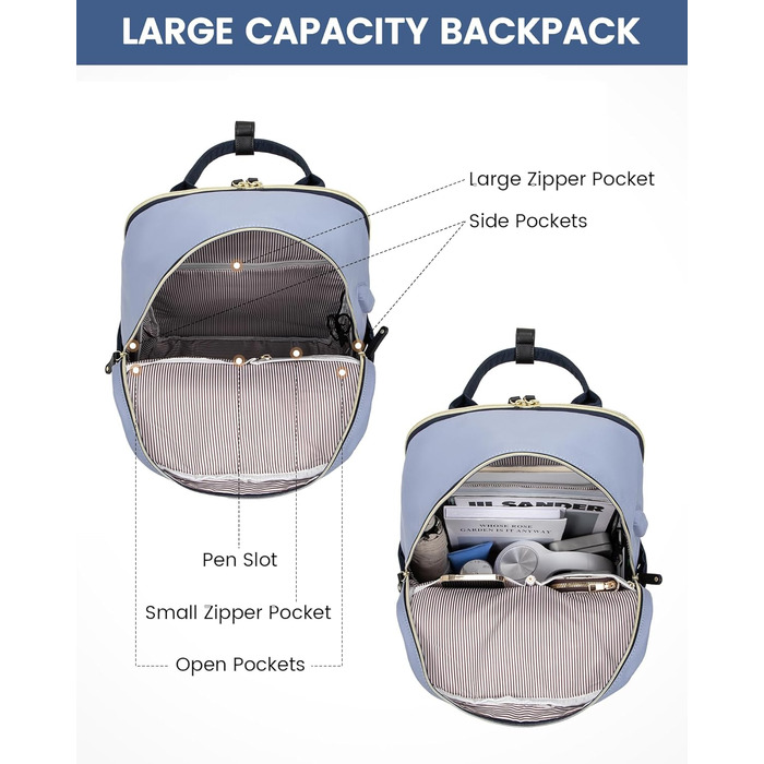 LOVEVOOK Рюкзак для жінок, 15.6