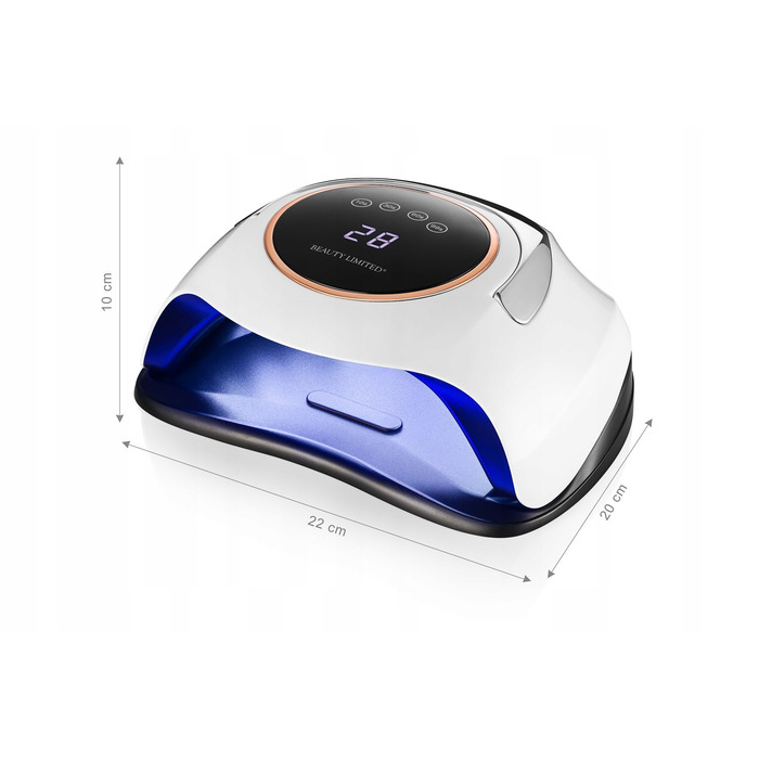LED+UV лампа для манікюру Beauty Limited LedNail 220 Вт, біла