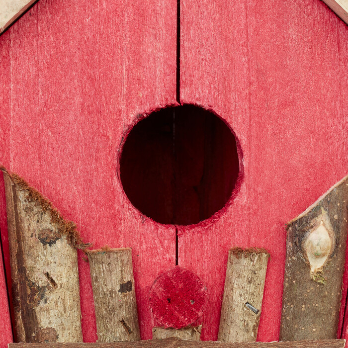 Relaxdays Mini Birdhouse, colorful