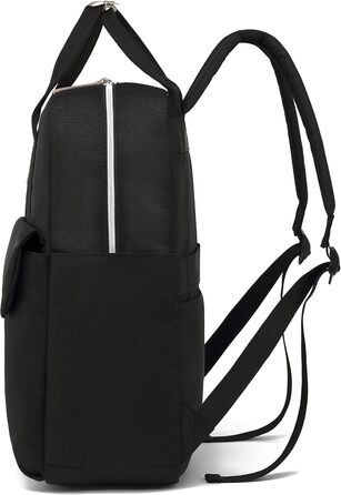 Рюкзак FUXINGYAO для жінок з відділенням для ноутбука 15.6 дюймів, 23L, антикрадійний, чорний