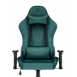 Ігрове крісло HELL'S CHAIR HC-2000, зелене, тканина