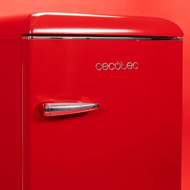 Міні-холодильник Cecotec Bolero CoolMarket TT Origin 110 Red 110л – ретро дизайн, клас E, LED-підсвітка