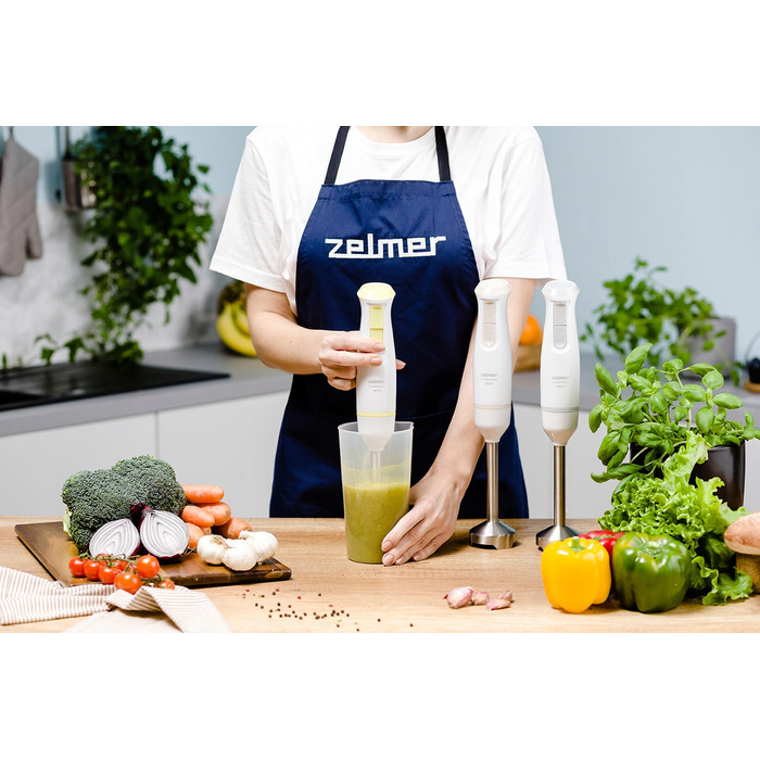 Погружний блендер Zelmer ZHB4561I 800 Вт, білий