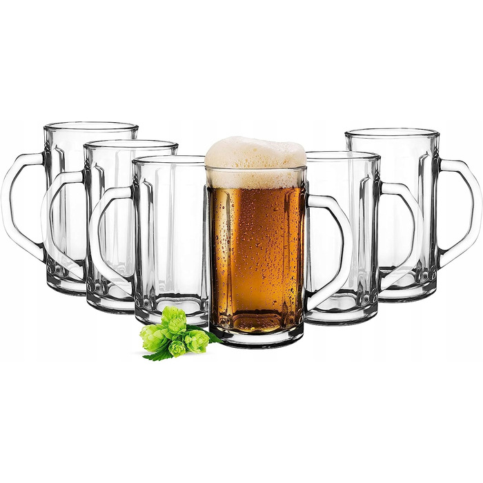 Бокали для пива Glasmark, 500 мл, 6 шт.