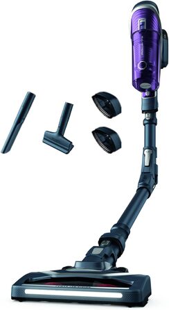 Пилосос Rowenta X-Force Flex 8.60 Allergy, бездротовий, з алергічним фільтром, гнучким корпусом, до 45 хв автономної роботи, насадки для щілин і меблів, модель RH9638WO