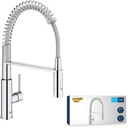 Змішувач кухонний GROHE Get з висувною лійкою, 2 режими, хром, 30361000