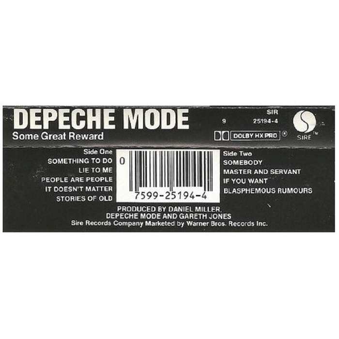 Some Great Reward [Вінілова платівка] Depeche Mode - Купити в Україні