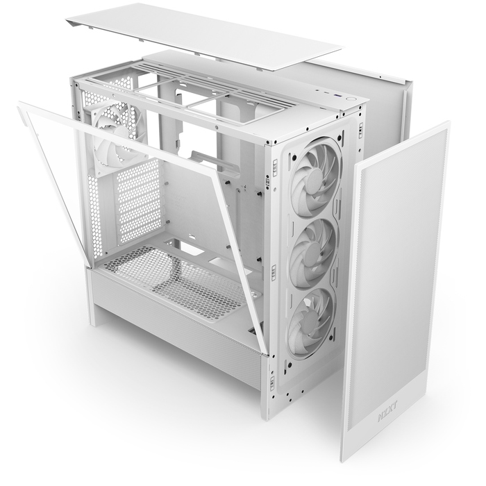 Корпус NZXT H5 Flow Midi Tower, білий