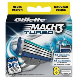 Смінні леза для бритви Gillette MACH3 Turbo, 8 штук