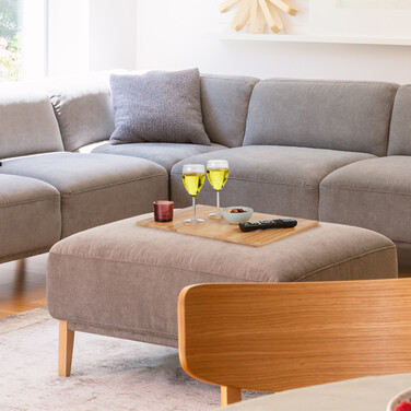 Relaxdays Bamboo Sofa Table