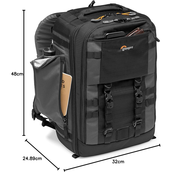 Lowepro Pro Trekker BP 350 AW II: Рюкзак для фотообладнання з відділенням для ноутбука, чорно-сірий, LP37268-GRL