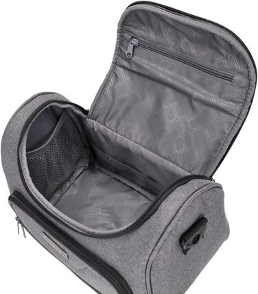 Чемодан-валіза Kenorada SoftLITE 4w, 55 см, сірий, з TSA замком | Валіза для ручної поклажі з міцного поліестеру, 4 колеса