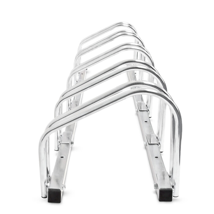 Relaxdays Bicycle Stand for 5 Bicycles, Steel, 130cm