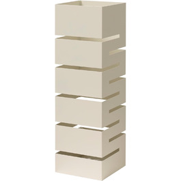 Підставка для парасольки Baroni Home з сучасним дизайном, чорна, 15,5x15x49 см. Метал, з гачками та знімним піддоном для води. Підходить для дому та офісу.