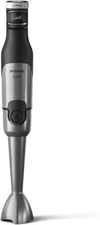 Philips 5000 Series Immersion Blender incl. Whisk, Spiralizer, XL Chopper - 1200 W power. ProMix technology. LED speed indicator. Infinite speed setting (HR2684/00) + Whisk, Spiralizer, XL Chopper