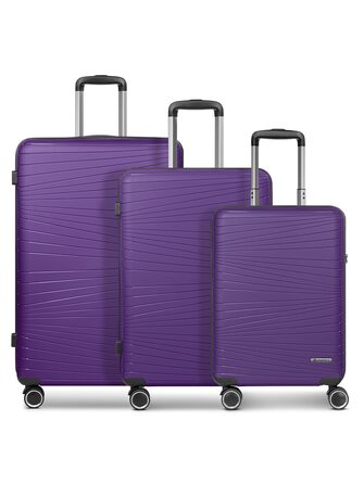 Набір валіз Franky Dallas 3.0 (3 шт.) | Тріумф, TSA-замок, 4 колеса, об'єм 36/60/92 л, фіолетовий