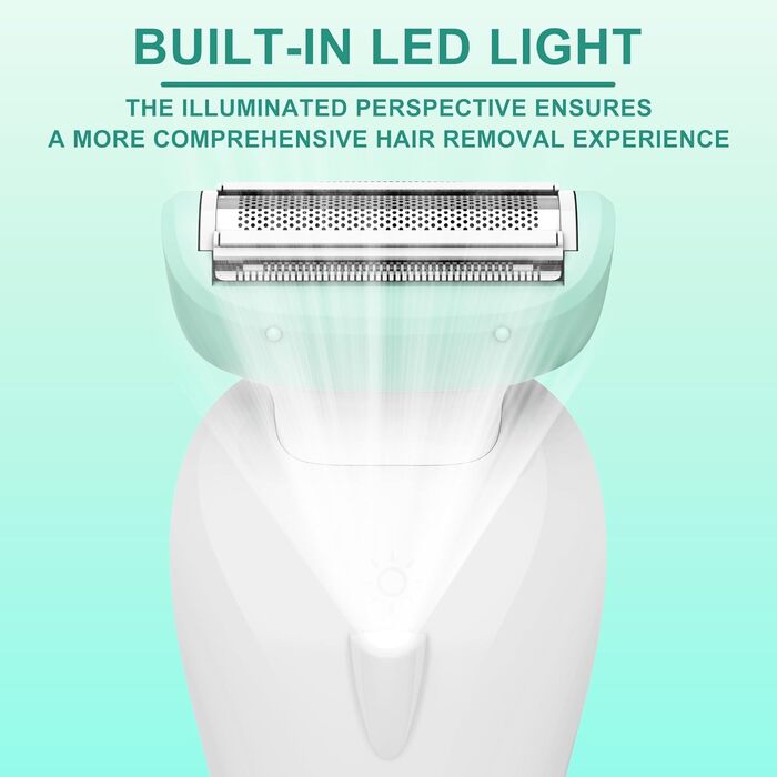 Електричний жіночий бритва Solimpia для тіла, ніг, рук, пахв та бікіні. Бездротовий бритва для сухого та мокрого гоління. Тример для бікіні.