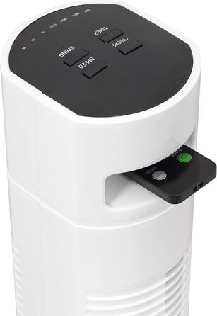 Турбовентилятор Bestron AFT760Z з 3 швидкостями, осциляцією 75°, таймером, висота 78 см