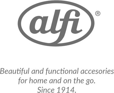 alfi 2417020100 flowMotion Carafe, Borosilicate Glass, Single-Wall, 1 L