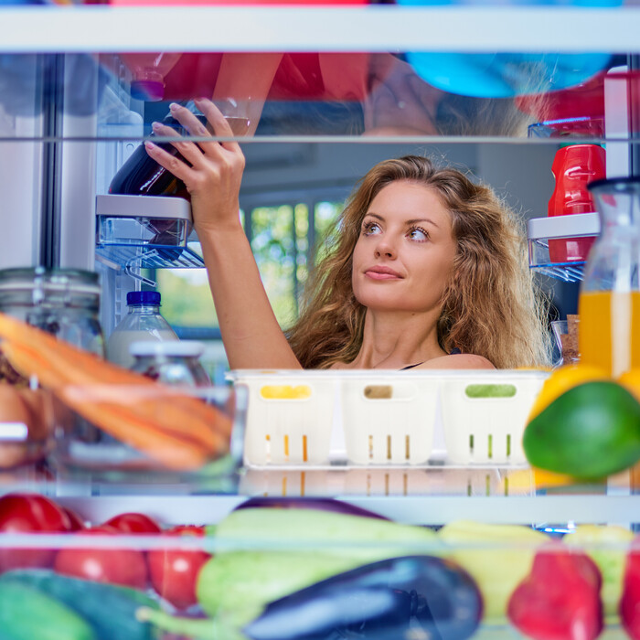 Relaxdays Refrigerator Organizer 2-Piece Set