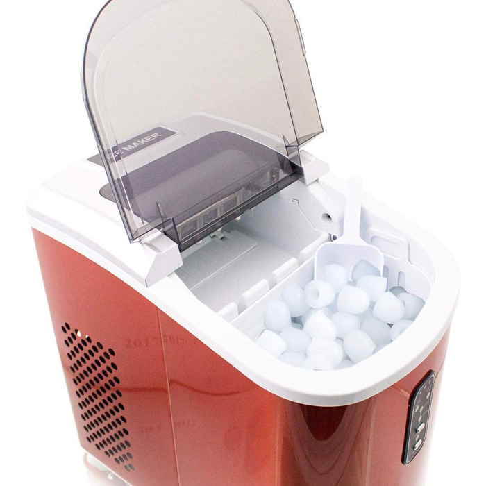 Машина для приготування льоду з нержавіючої сталі, Ice Maker, Icemaker (Помаранчевий)