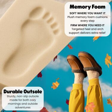 Чоловічі тапочки Dearfoams Brendan - зручні та дихаючі, з піною Memory Foam, широка колодка, колір кава