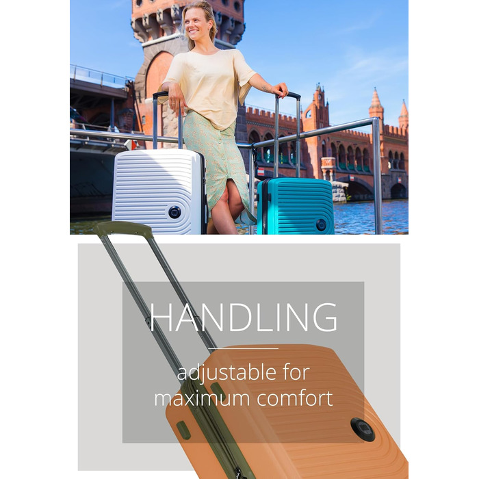 Чемодан Hauptstadtkoffer Mitte (S+M+L) - великий, TSA, 77см, 130л, з розширенням об'єму