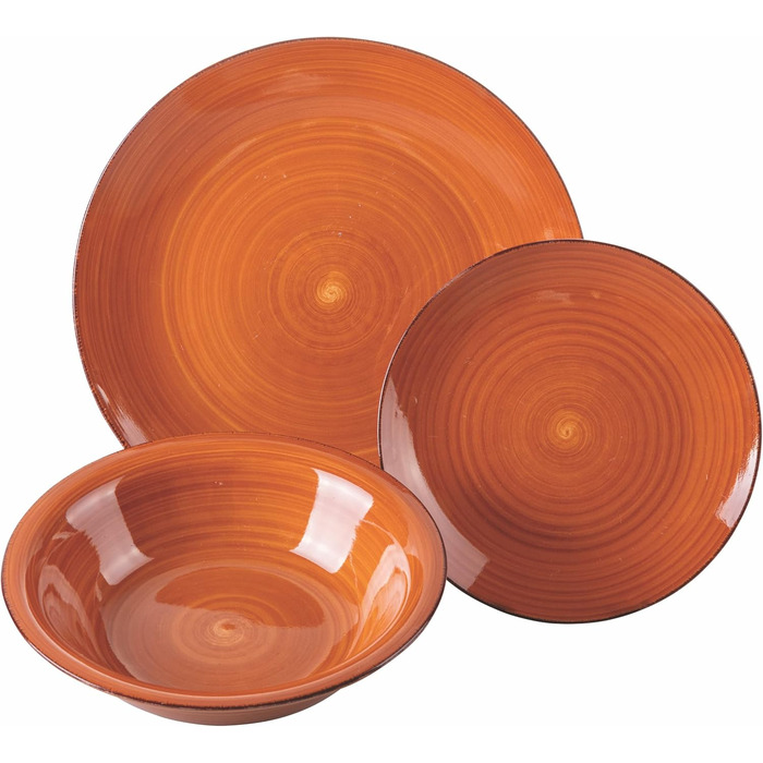 Villa d'Este Home Tivoli Baita: 18-частинний чайний сервіз з шоколадного фарфору, Steingut