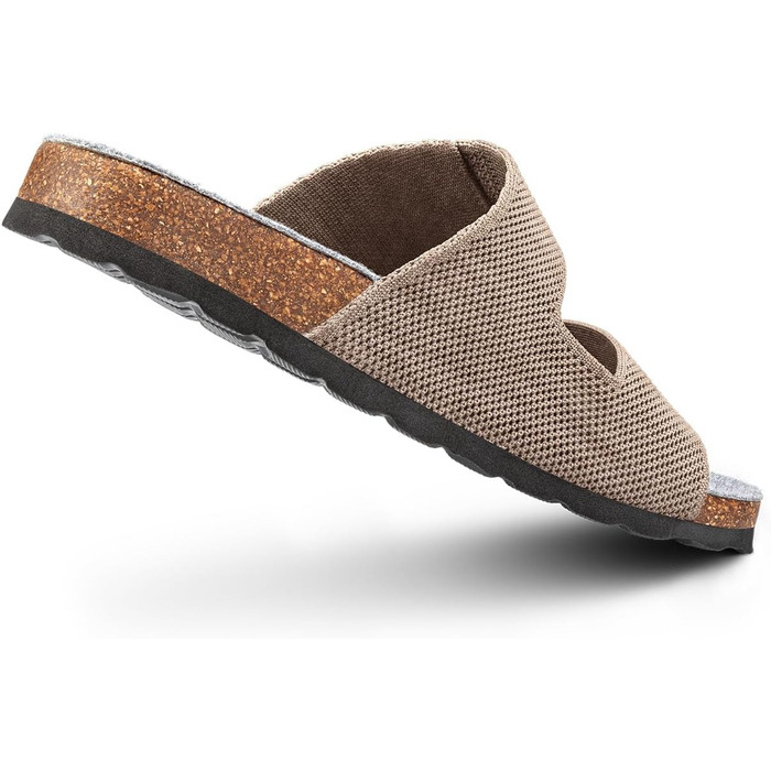 Giesswein Merino Slides жіночі - Шльопанці з ергономічною устілкою з корку - Комфортні сандалі з регульованими ремінцями з ажурного трикотажу - Домашні капці з мериносовою устілкою 39 EU Sandmelé