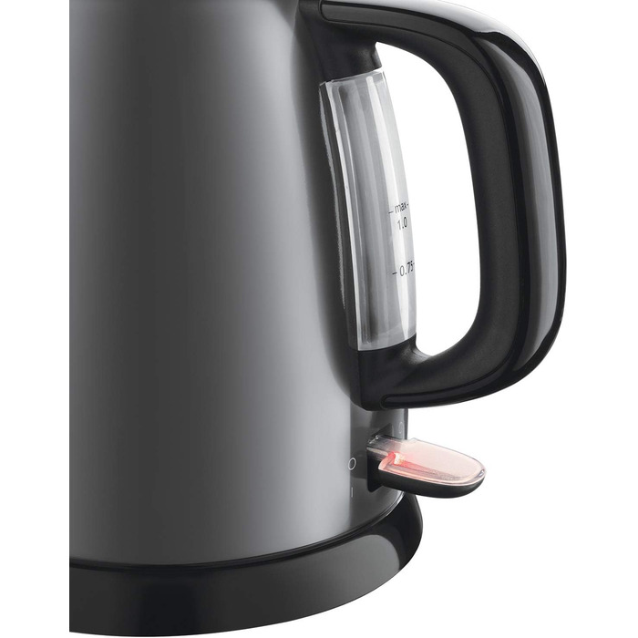 Електричний чайник Russell Hobbs 1.0л Colours+ з нержавіючої сталі (2400W, швидке кип'ятіння, фільтр від накипу, індикатор рівня води, компактний)