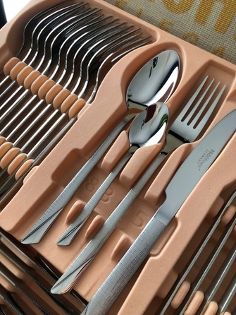 Набір столових приборів Hoffner Premium Laser 72 предмети