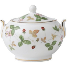 Цукорниця Wedgwood Wild Strawberry з кришкою, порцелянова